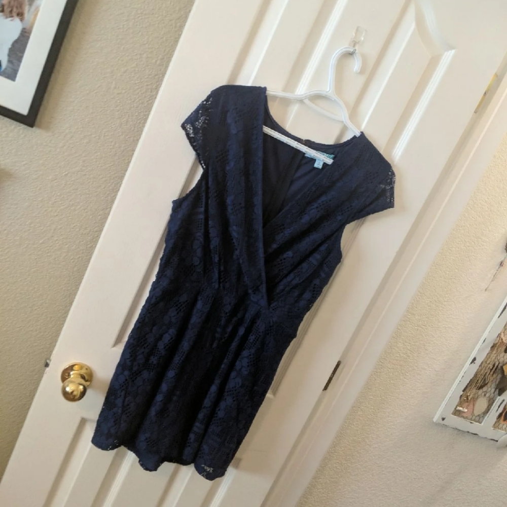 GUC Navy blue lace romper